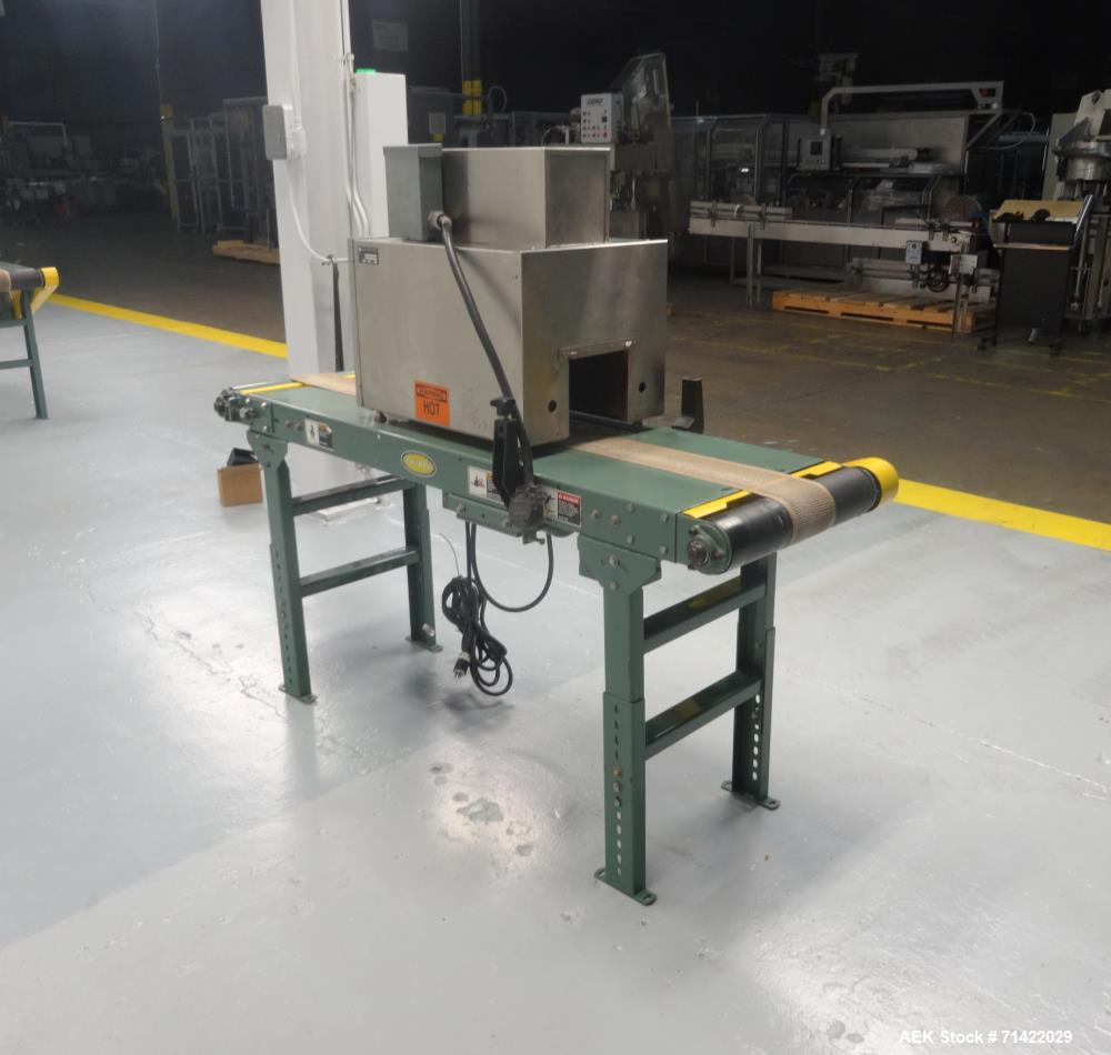 Used Axon Model EZ-48-SR4 Heat Shrink Tunnel With Conveyor