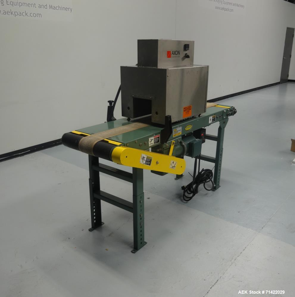 Used Axon Model EZ-48-SR4 Heat Shrink Tunnel With Conveyor