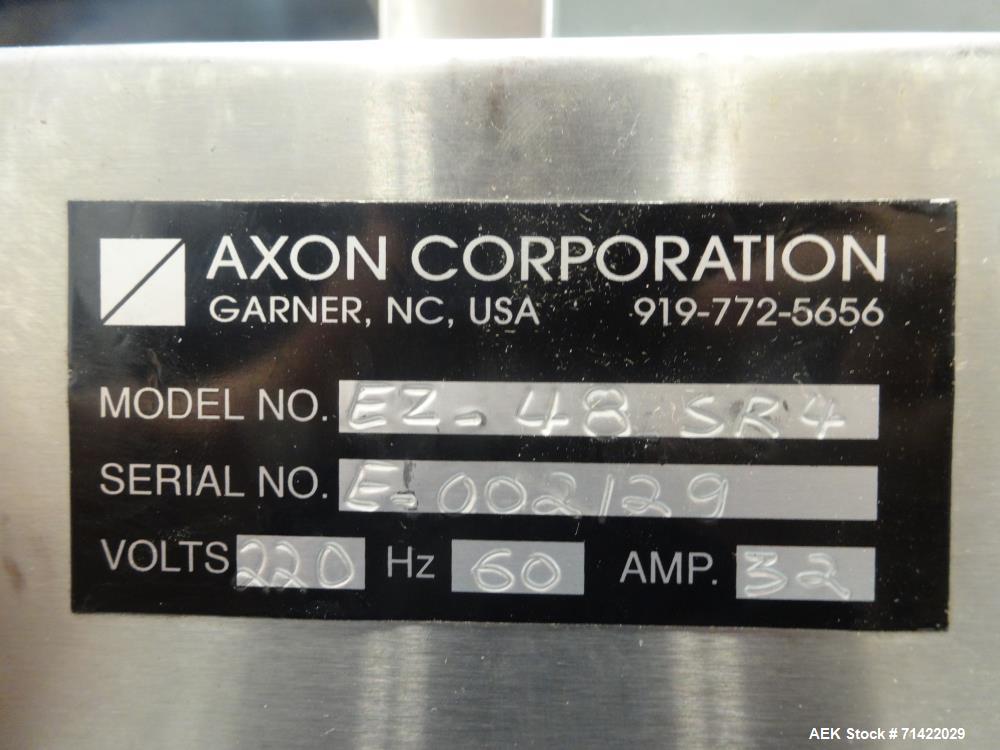 Used Axon Model EZ-48-SR4 Heat Shrink Tunnel With Conveyor