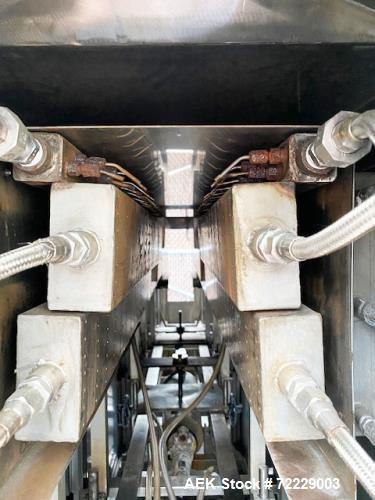 Used NAFM Stainless Steel Steam Heat Tunnel for Shrink Sleeves - Model Number WSN-300 - 3 Tier System for Steam Control - Steam Pressure 80 psi - Stainless Steel Construction - Stainless Steel Intern...