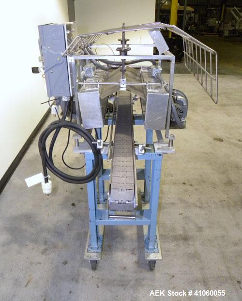 Used Gilbreth Heat Tunnel, Model 7102	TC. 230 volt, 25" long heat tunnel, (2) side mounted fans. Mounted on top of a 3’’ wide x 58’’ long belt conveyor, driven by an approximate 1/3 hp motor with a s...