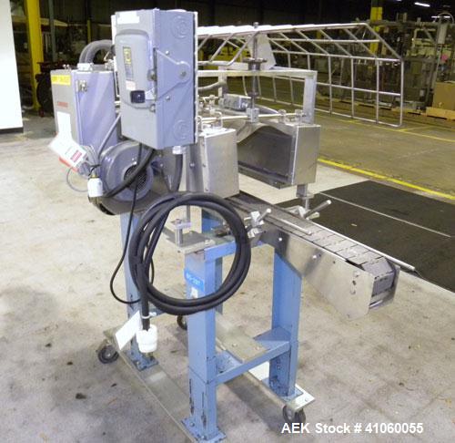 Used Gilbreth Heat Tunnel, Model 7102	TC. 230 volt, 25" long heat tunnel, (2) side mounted fans. Mounted on top of a 3’’ wide x 58’’ long belt conveyor, driven by an approximate 1/3 hp motor with a s...