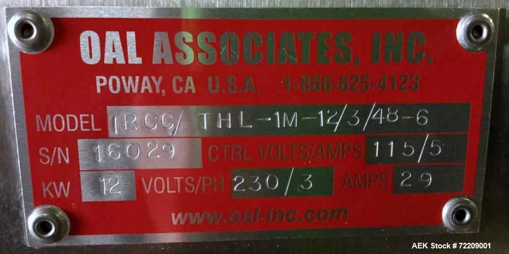Used OAL Heat Tunnel for Shrink Sleeve Labeling