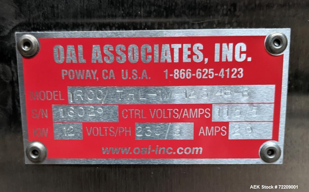 Used OAL Heat Tunnel for Shrink Sleeve Labeling