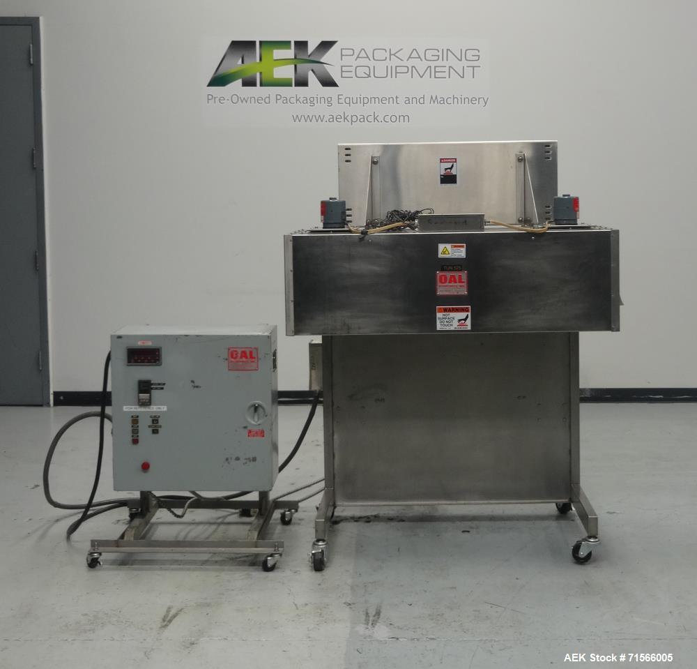 Used OAL Associates Model FIRO/R-6/9/48-6L Neckband/Shrink Sleeve Heat Tunnel