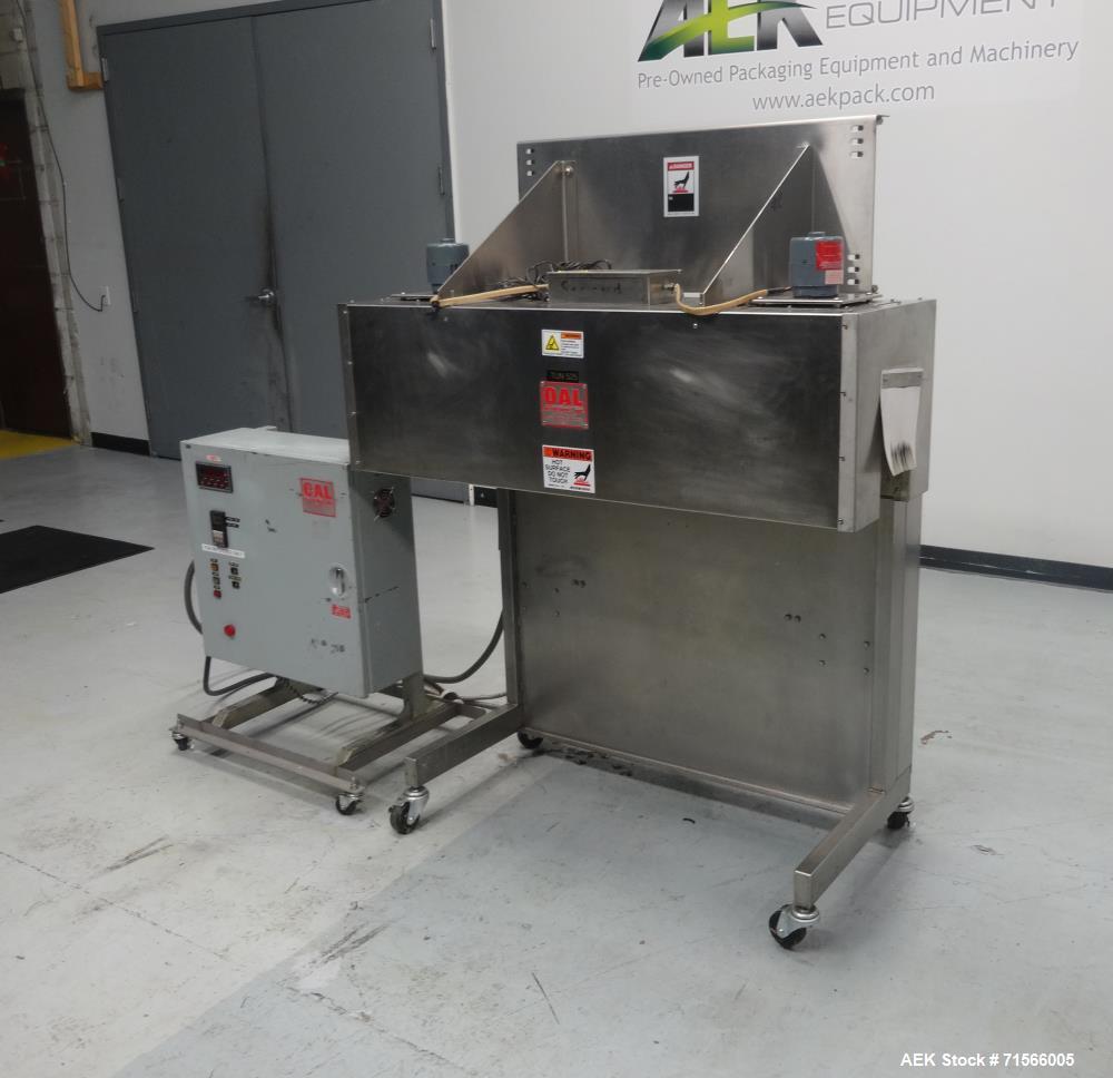 Used OAL Associates Model FIRO/R-6/9/48-6L Neckband/Shrink Sleeve Heat Tunnel