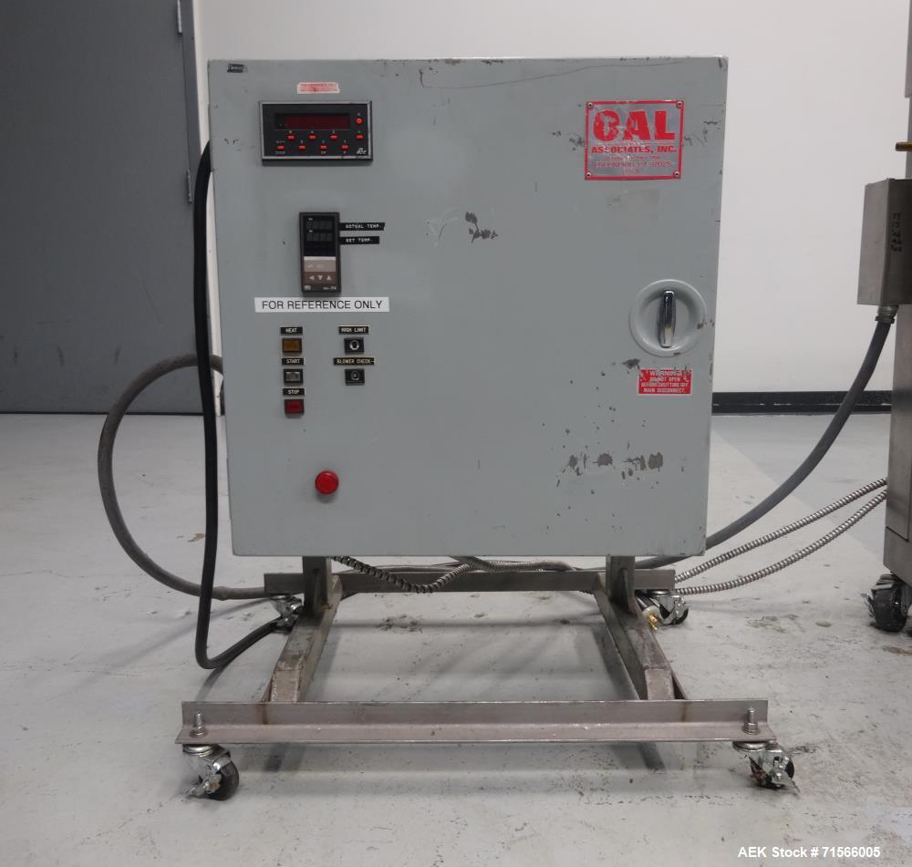 Used OAL Associates Model FIRO/R-6/9/48-6L Neckband/Shrink Sleeve Heat Tunnel