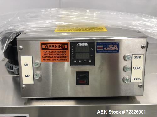 Used PDC International Corporation Dual Zone Hot Air Shrink Tunnel
