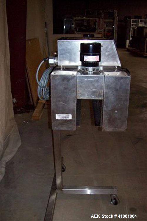 Used PDC Heat Tunnel For Temper Evident Bands, Model KRC184656. 3/480 volt, 20 amps, 18,000 watts, 46" long heat tunnel, (12) top mounted fans, manual raise and lower, Athena digital temperature cont...