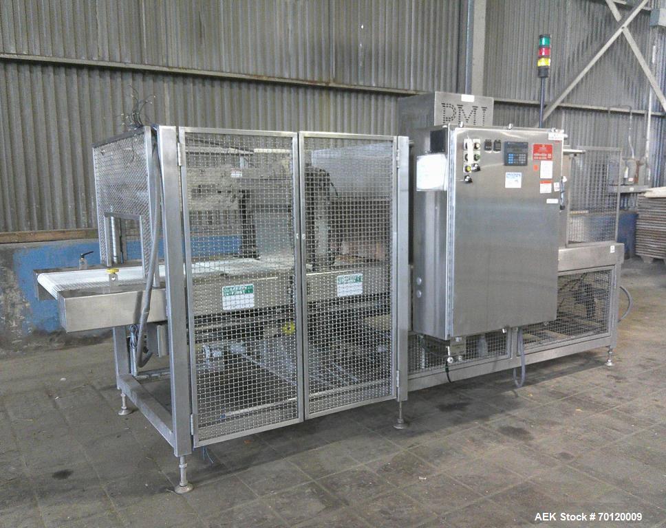 Used PMI SI-TW-30SS Tray Shrink Wrapper & Heat Tunnel | Stainless Steel Shrink Packaging System