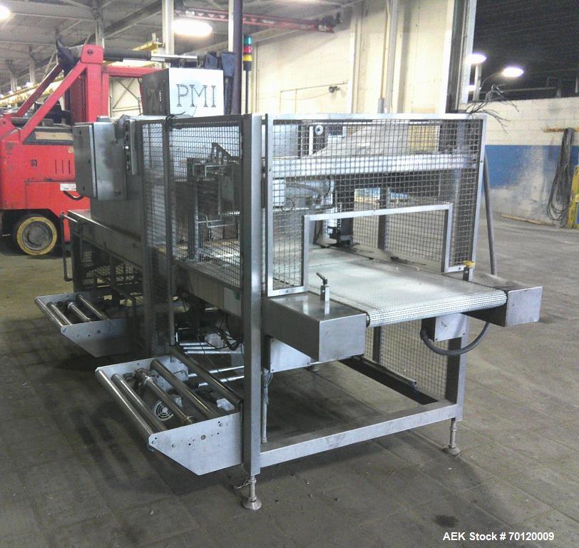 Used PMI SI-TW-30SS Tray Shrink Wrapper & Heat Tunnel | Stainless Steel Shrink Packaging System