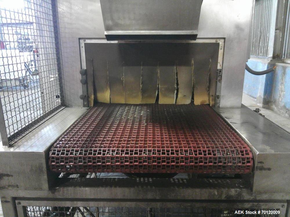 Used PMI SI-TW-30SS Tray Shrink Wrapper & Heat Tunnel | Stainless Steel Shrink Packaging System