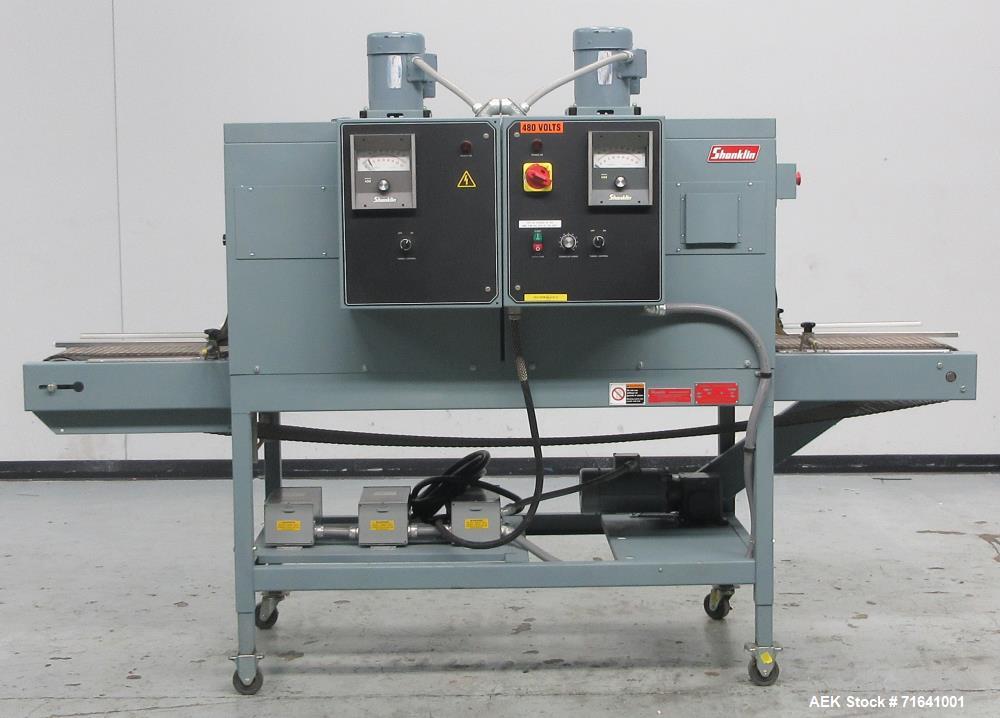 Used Shanklin Model CT62 Dual Zone Shrink Tunnel