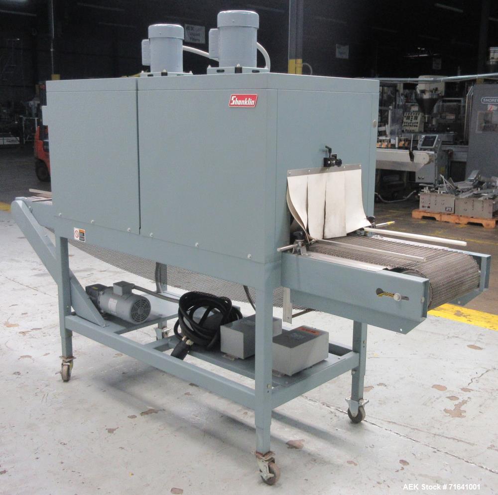 Used Shanklin Model CT62 Dual Zone Shrink Tunnel
