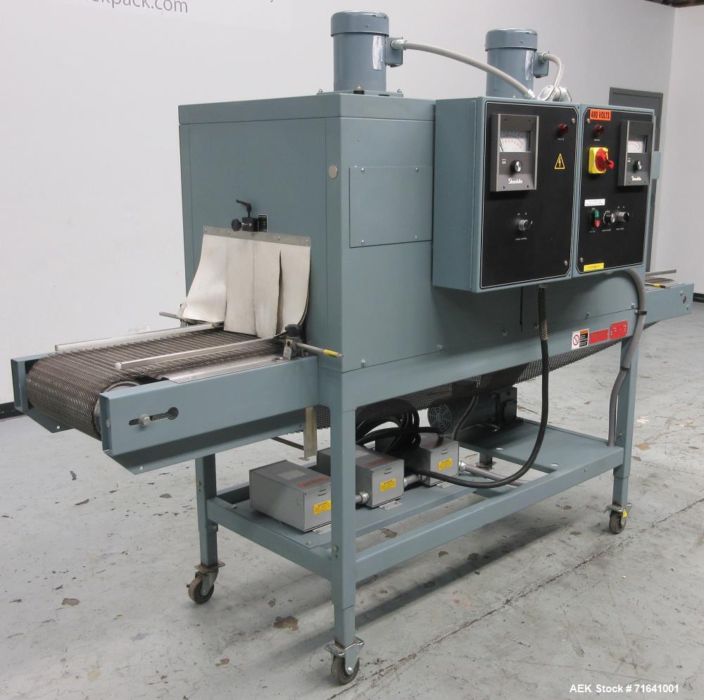 Used Shanklin Model CT62 Dual Zone Shrink Tunnel