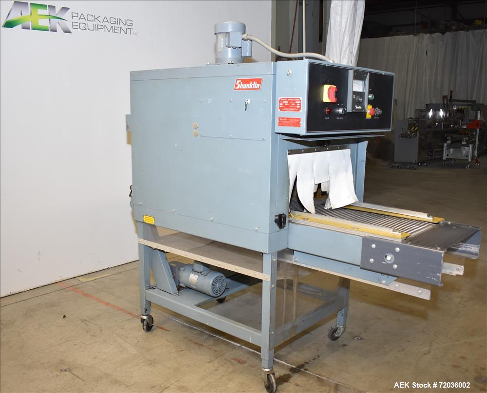 Used Shanklin Shrink Tunnel. Model T-7H