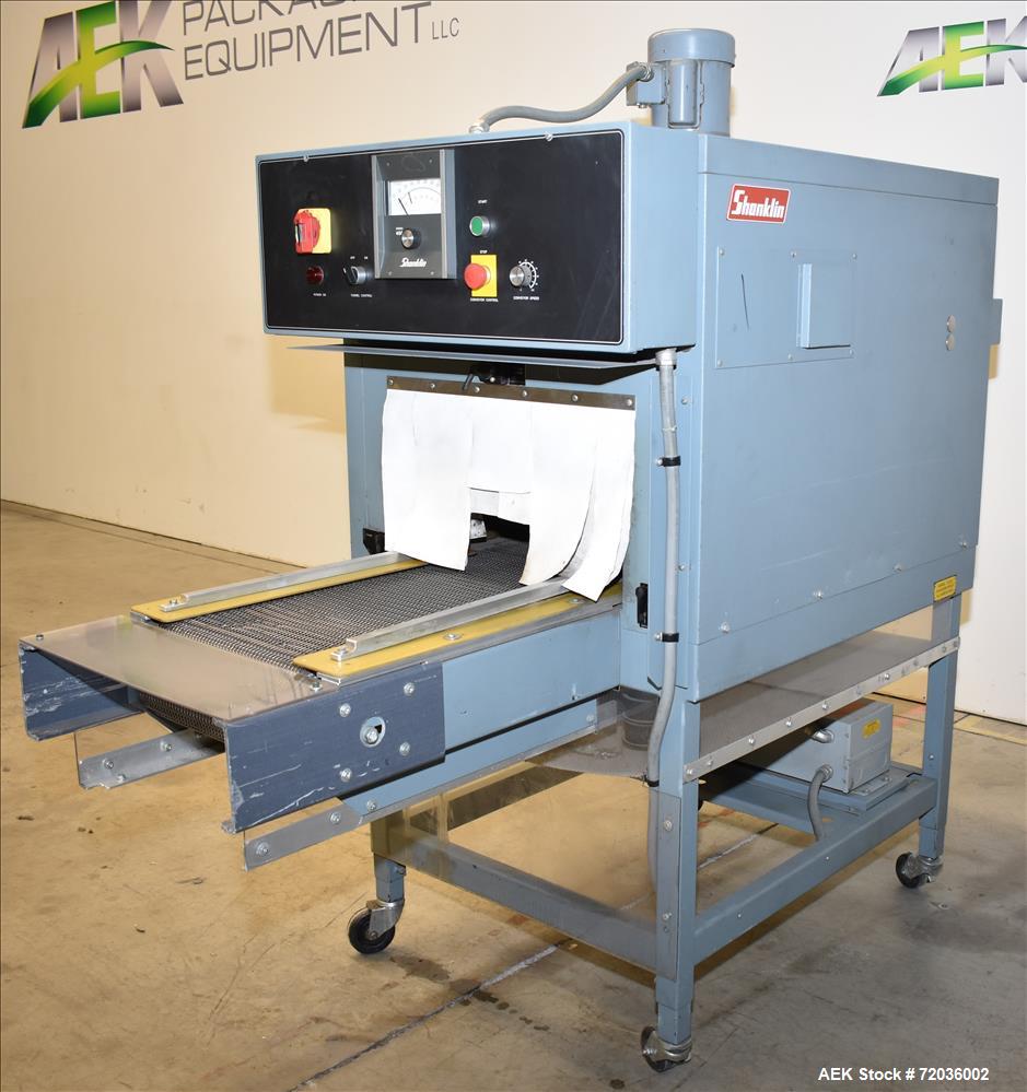 Used Shanklin Shrink Tunnel. Model T-7H