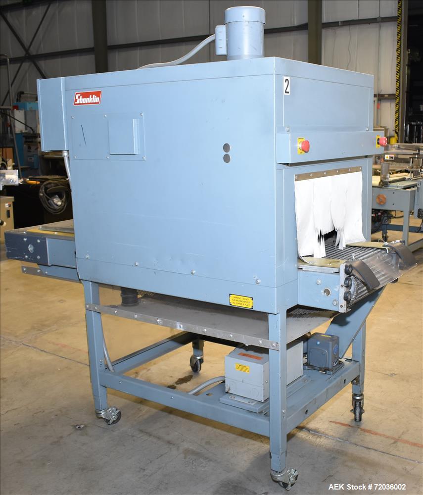 Used Shanklin Shrink Tunnel. Model T-7H