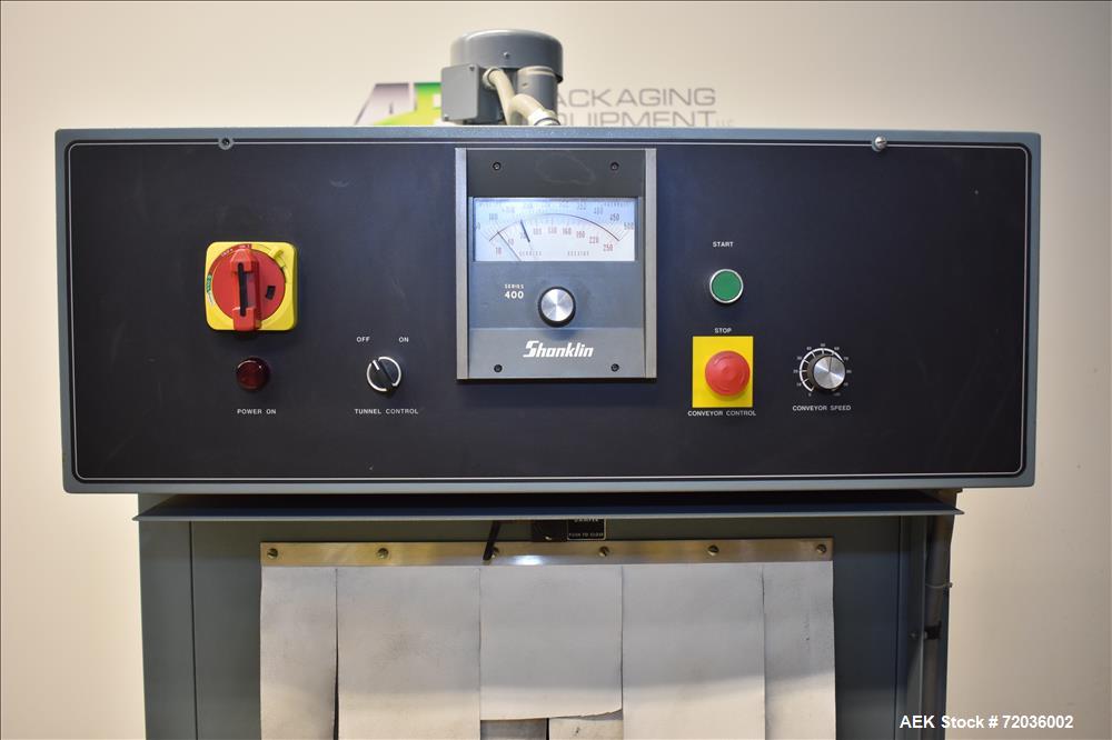 Used Shanklin Shrink Tunnel. Model T-7H