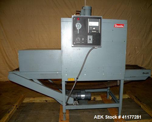 Used Carbon Steel Shanklin Shrink Tunnel, Model T-7XL