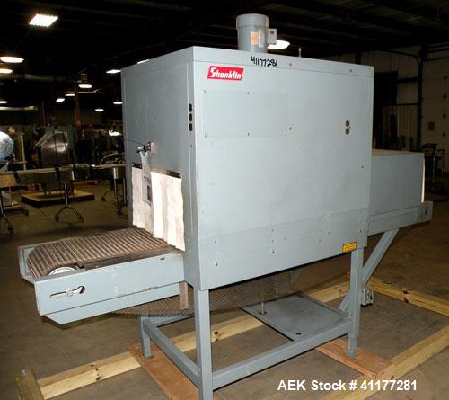 Used Carbon Steel Shanklin Shrink Tunnel, Model T-7XL