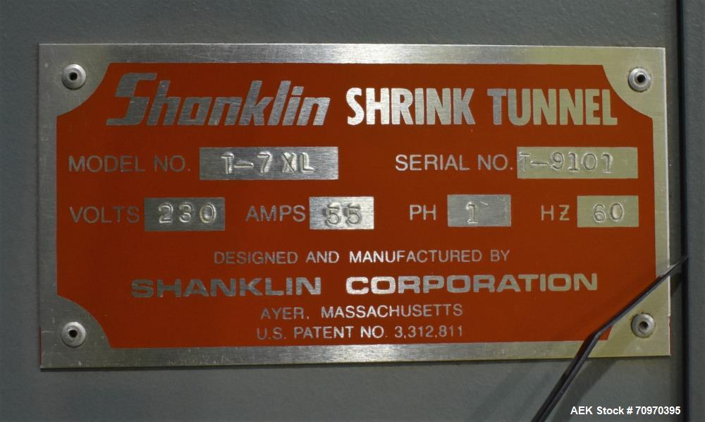 Shanklin T-7XL Shrink Tunnel
