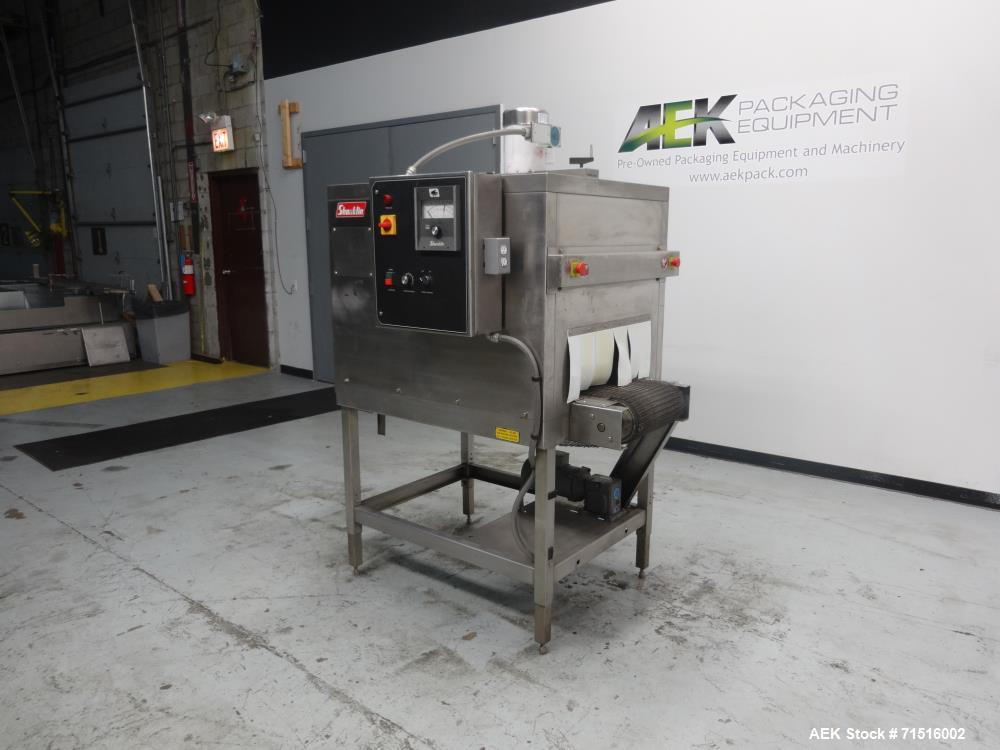 Used Shanklin Model T-7XLSS Stainless Steel Shrink Tunnel