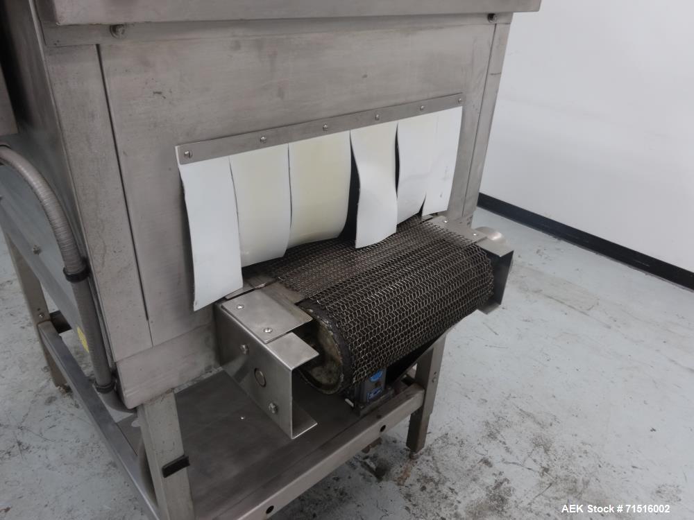Used Shanklin Model T-7XLSS Stainless Steel Shrink Tunnel