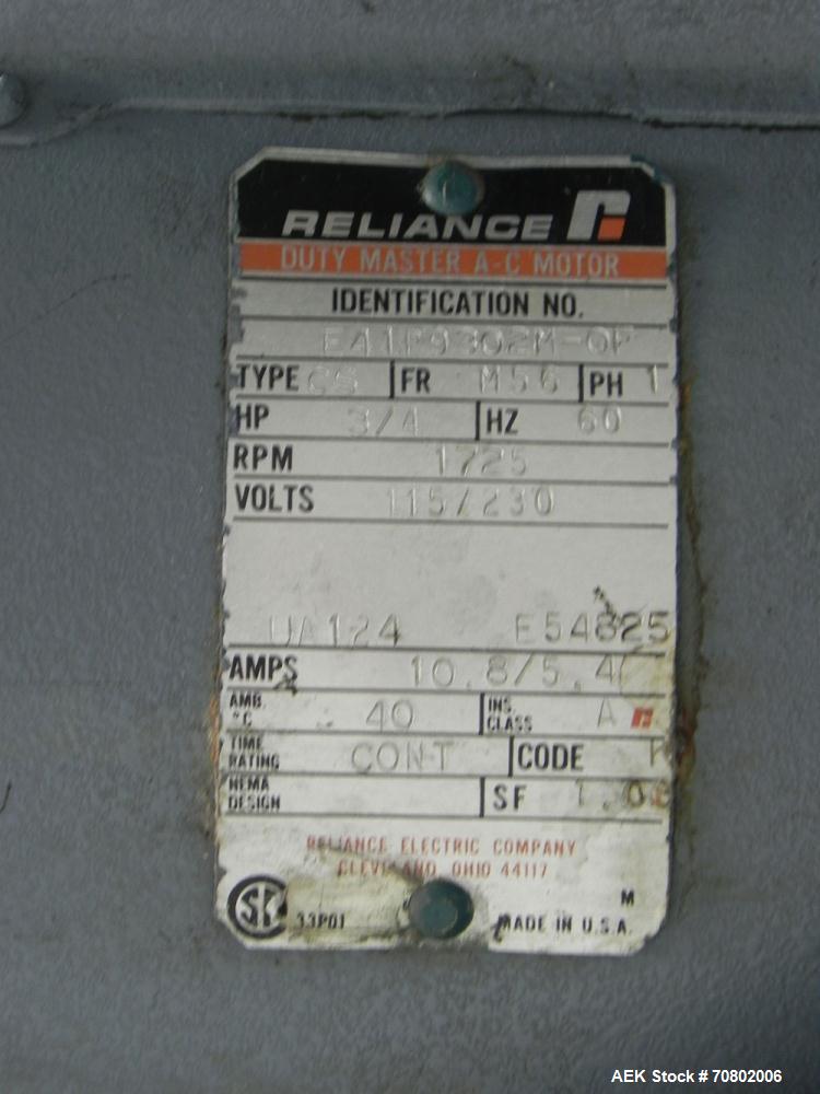 Used Shanklin Model T-7XL Single Zone Heat Shrink Tunnel