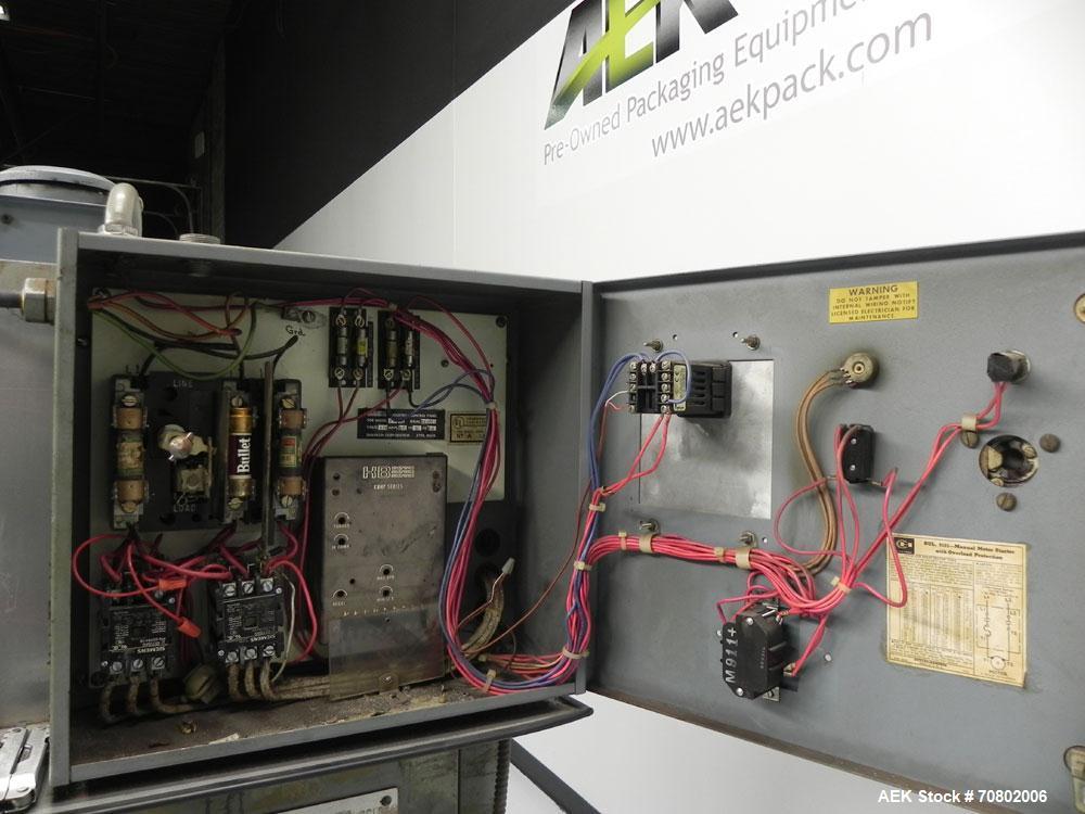 Used Shanklin Model T-7XL Single Zone Heat Shrink Tunnel