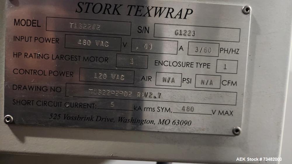 Used – Texwrap Model 1322-02 Dual Chamber Shrink Tunnel – Variable Speed Stainless Steel Mesh Belt