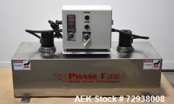 Used- Accutek Phase Fire G-Series Heat Tunnel, Model 33-0A0-024. S/S Heat Shrink Tunnel for tamper evident neck bands. 36" T...