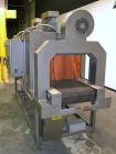 Used Arpac Shrink Tunnel, Model T-28-18-68, Carbon Steel. Approximate 20’’ wide x 118’’ long plastic mesh belt, driven by a 1/4hp, 3/60/230/460 volt, 1725 rpm gear motor. Tunnel opening 28’’ wide x 1...