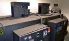 Used Arpac Shrink Tunnel, Model T-28-18-68, Carbon Steel. Approximate 20’’ wide x 118’’ long plastic mesh belt, driven by a 1/4hp, 3/60/230/460 volt, 1725 rpm gear motor. Tunnel opening 28’’ wide x 1...