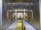 Used Axon Dual Zone Sleeve Label Electric Heat Tunnel, Model EZ-48-SRB. Stainless Steel construction. Over conveyor mounting.  Has chamber inside dimensions  7-1/2 Width, x 8-1/2 height x 48-1/2 leng...