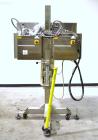 Used Axon Dual Zone Sleeve Label Electric Heat Tunnel, Model EZ-48-SRB. Stainless Steel construction. Over conveyor mounting.  Has chamber inside dimensions  7-1/2 Width, x 8-1/2 height x 48-1/2 leng...