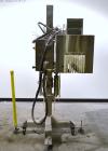 Used Axon Dual Zone Sleeve Label Electric Heat Tunnel, Model EZ-48-SRB. Stainless Steel construction. Over conveyor mounting.  Has chamber inside dimensions  7-1/2 Width, x 8-1/2 height x 48-1/2 leng...