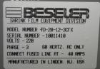 Used Beseler Model T-20-12-3CFX Mesh Belt Shrink Tunnel. Machine capable of speeds up to 150 feet per minute. Has 12