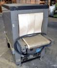 Used Besler Model T-20-19-3PH Mesh Belt Shrink Tunnel. Machine is capable of speeds up to 198 feet per minute. Has 9