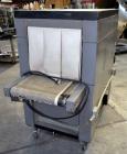 Used Besler Model T-20-19-3PH Mesh Belt Shrink Tunnel. Machine is capable of speeds up to 198 feet per minute. Has 9