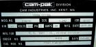 Used CAM Packaging Systems (CAMPAK) Shrink Tunnel, Model 238TMB, Carbon Steel. Opening 7