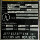 Used Eastey Enterprises Shrink Tunnel, model ET2012, carbon steel. Chamber size 20