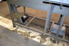 Used Great Lakes Shrink Tunnel, Model HVD-12-22-90-HP, Carbon Steel. Approximate 19’’ wide x 122’’ long solid belt, driven by a 1/2hp, 90 volt DC gear motor. Tunnel opening 25’’ wide x 17’’ tall x 90...
