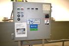 Used Great Lakes Shrink Tunnel, Model HVD-12-22-90-HP, Carbon Steel. Approximate 19’’ wide x 122’’ long solid belt, driven by a 1/2hp, 90 volt DC gear motor. Tunnel opening 25’’ wide x 17’’ tall x 90...