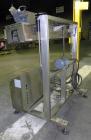 Used NAFM Heat Shrink Tunnel, Model GS-100T, Stainless Steel. Approximate 5’’ wide x 68’’ long heat section, (3) top mounted blowers. 1/2hp Gear motor raise and lower. Mounted on a stainless steel fr...