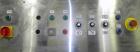 Used NAFM Heat Shrink Tunnel, Model GS-100T, Stainless Steel. Approximate 5’’ wide x 68’’ long heat section, (3) top mounted blowers. 1/2hp Gear motor raise and lower. Mounted on a stainless steel fr...