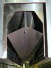 Used NAFM Heat Shrink Tunnel, Model GS-100T, Stainless Steel. Approximate 5’’ wide x 68’’ long heat section, (3) top mounted blowers. 1/2hp Gear motor raise and lower. Mounted on a stainless steel fr...
