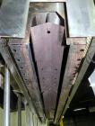 Used NAFM Heat Shrink Tunnel, Model GS-100T, Stainless Steel. Approximate 5’’ wide x 68’’ long heat section, (3) top mounted blowers. 1/2hp Gear motor raise and lower. Mounted on a stainless steel fr...