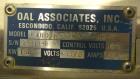 Used OAL Associates Model FIRO/R-6/9/48-6L Neckband/Shrink Sleeve Heat Tunnel