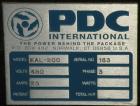 Used PDC Heat Tunnel for Temper Evident Bands, Model KRC123654. 12,000 watts, 36